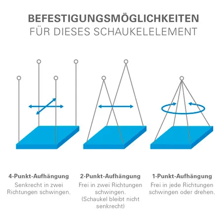 Pferdeschaukel, LxB 75x32 cm
