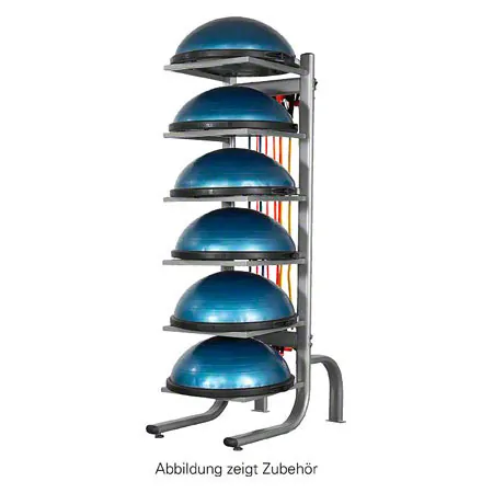 BOSU Lagerregal fr 6 Balancetrainer, LxBxH 55x93x185 cm