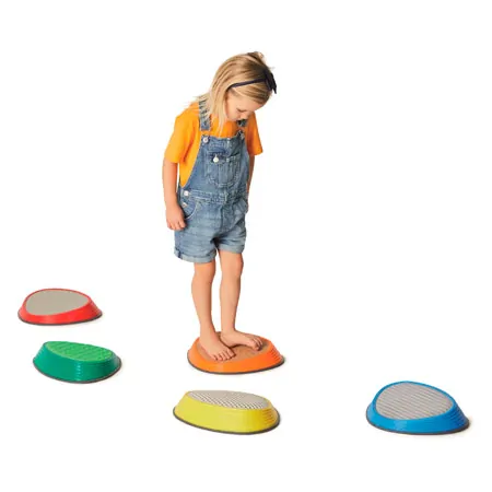 Gonge Taktile Fluss-Steine 5-er Set