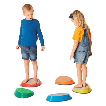 Gonge Taktile Fluss-Steine 5-er Set