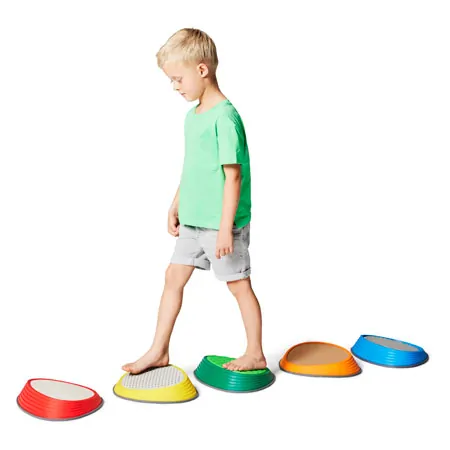 Gonge Taktile Fluss-Steine 5-er Set