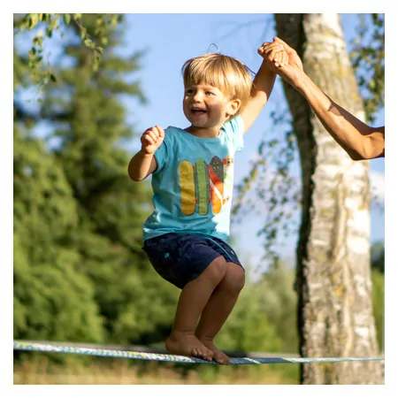GIBBON Slackline Funline Treewear-Set 15 m