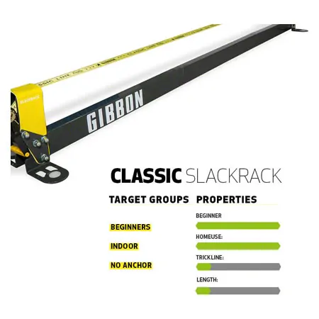 GIBBON Slackrack-Set Classic, 2-tlg.