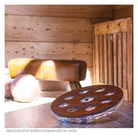 NOHrD Balancetrainer, Eau-Me Board, Nussbaum