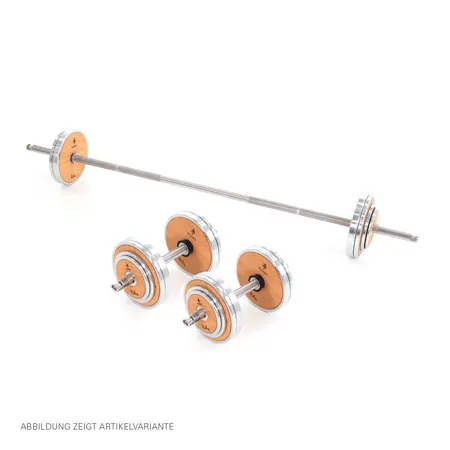 NOHrD WeightPlate Tower 2x Kurzhanteln, 1x Langhantel 20x Hantelscheiben, Shadow