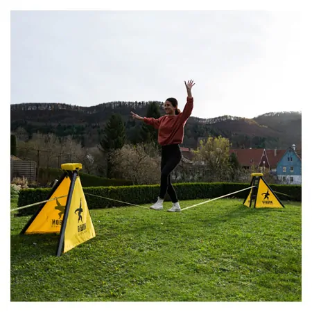 GIBBON Independence Kit Classic, Slackline-Garten-Set, 6-tlg