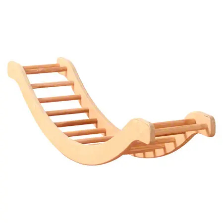 Kletterwippe mit Holzsprossen, LxBxH 210x35x36 cm