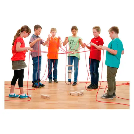 Erzi Kooperationsspiel Teamturm aus Holz