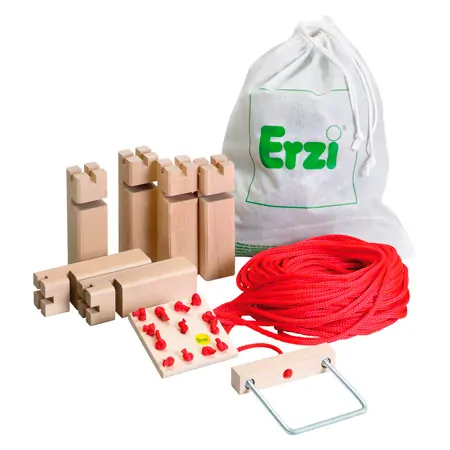 Erzi Kooperationsspiel Teamturm aus Holz