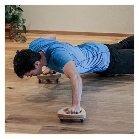 Erzi Bauchtrainer Core Roller, 2er Set