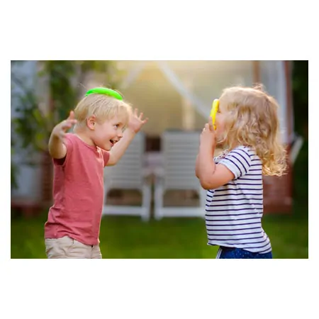 Gonge Koordinationsset, 7-tlg. Mini Top Spielkreisel, Activity Rings