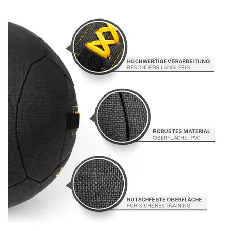 Sport-Tec Wall-Ball Robusta, 35 cm, 3 kg