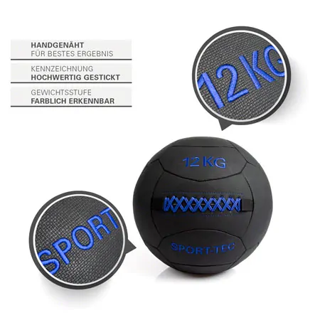Sport-Tec Wall-Ball Robusta, 35 cm, 12 kg