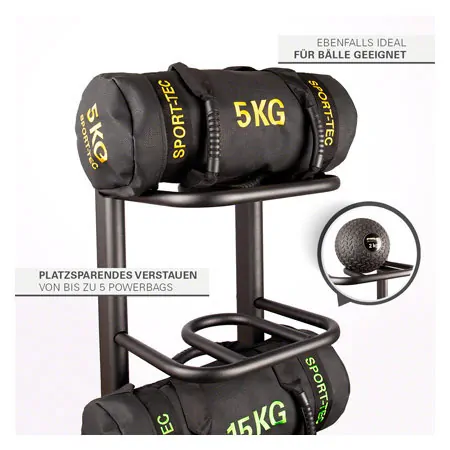Sport-Tec Powerbag Rack Aufbewahrungsstnder fr 5 Powerbags