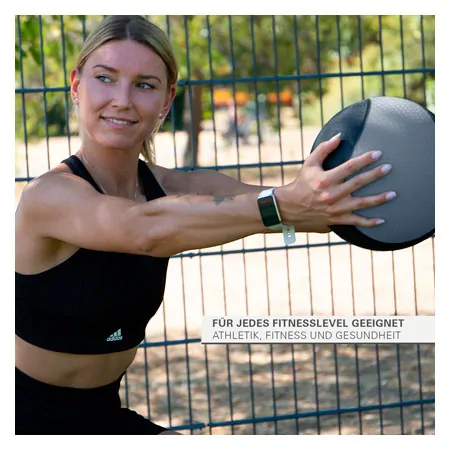 Sport-Tec Medizinball  28 cm, 9 kg, grau