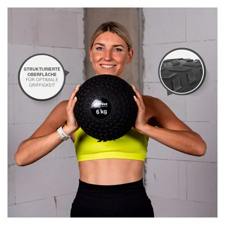 Sport-Tec Slamball  23 cm, 8 kg, schwarz