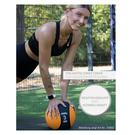 Sport-Tec Medizinball-Set 6-tlg., 1-5 kg inkl. Stnder