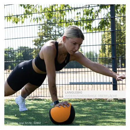 Sport-Tec Medizinball-Set 11-tlg., 1-10 kg inkl. Stnder