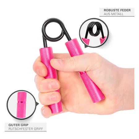 Sport-Tec Handtrainer, 50 lbs / 22 kg, pink