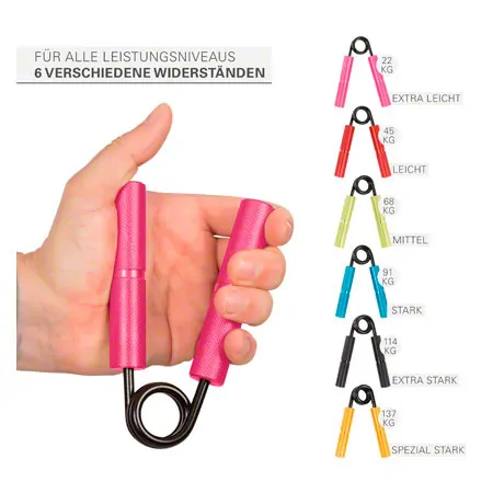 Sport-Tec Handtrainer, 50 lbs / 22 kg, pink