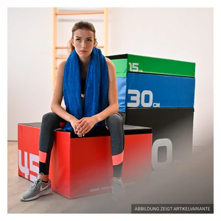 Sport-Tec Sprungtrainer Soft Plyo Box, 15 cm, stapelbar,