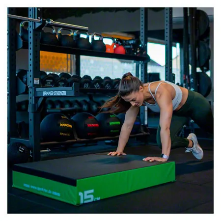Sport-Tec Sprungtrainer Soft Plyo Box, 15 cm, stapelbar,