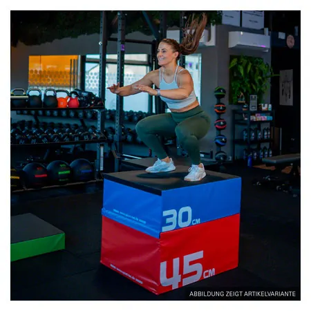 Sport-Tec Sprungtrainer Soft Plyo Box, 15 cm, stapelbar,