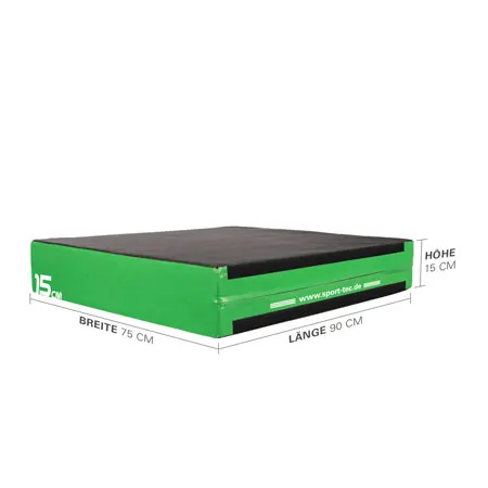 Sport-Tec Sprungtrainer Soft Plyo Box, 15 cm, stapelbar,