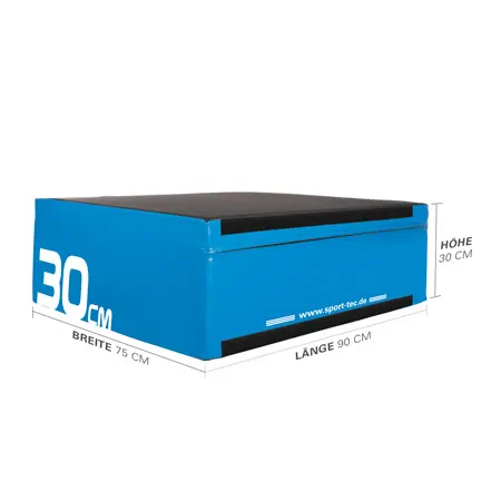 Sport-Tec Sprungtrainer Soft Plyo Box, 30 cm, stapelbar,