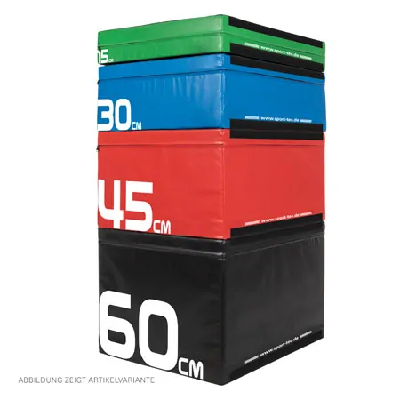 Sport-Tec Sprungtrainer Soft Plyo Box, 60 cm, stapelbar,