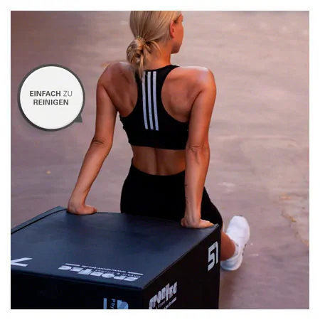 Sport-Tec Sprungtrainer 3-in-1 Soft Plyo Box, 76x61x51 cm