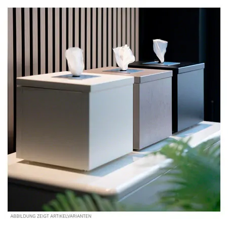 Desinfektionstuchspender-W�rfel Kubik, LxBxH 25,8x25,8x20,9cm