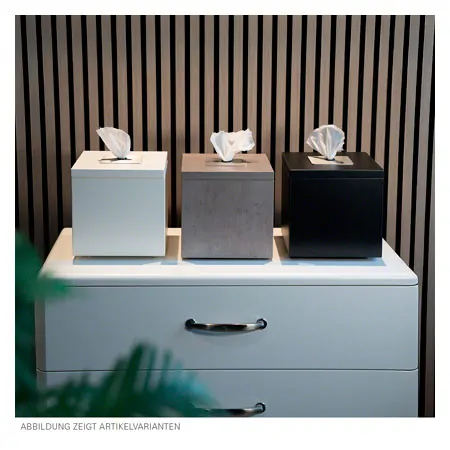 Desinfektionstuchspender-W�rfel Kubik, LxBxH 25,8x25,8x20,9cm