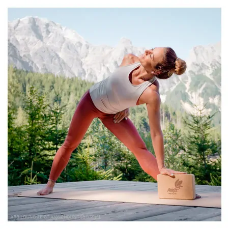 AIREX Pilates- und Yogamatte ECO Cork, LxBxH 180x61x0,4 cm