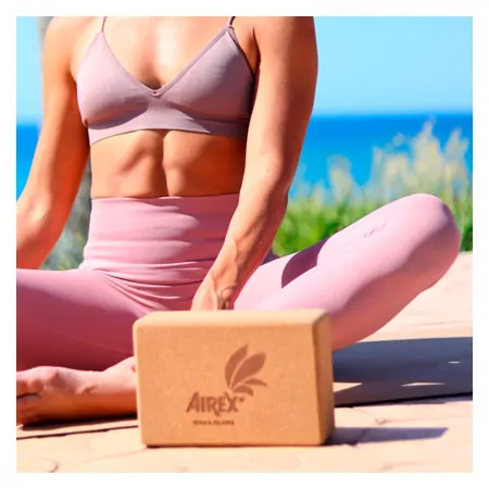 AIREX Yogablock ECO aus Kork, 22,5x15x7,4 cm