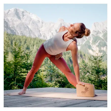 AIREX Yogablock ECO aus Kork, 22,5x15x7,4 cm