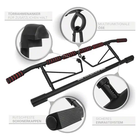 Sport-Tec Trreck Klimmzugstange klappbar inkl. Dip-Station