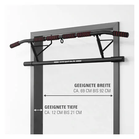Sport-Tec Trreck Klimmzugstange klappbar inkl. Dip-Station