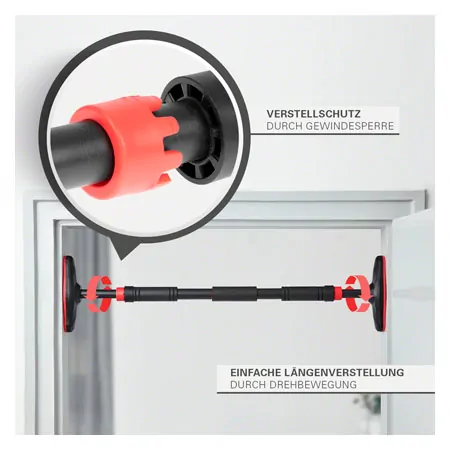 Sport-Tec Trreck Klimmzugstange 8.0 Pull-Up, 65-100 cm