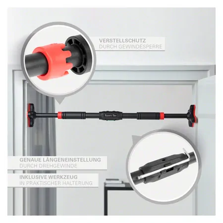 Sport-Tec Trreck Klimmzugstange 10.0 Pull-Up, 65-100 cm