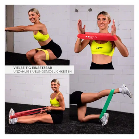 Sport-Tec Fitness-Loop aus Textil, 32x5,8 cm, mittel, grn