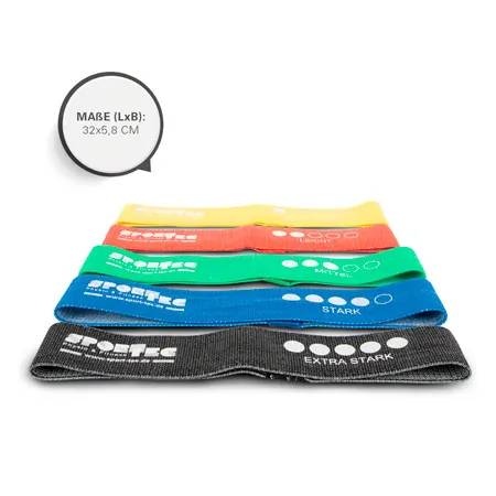 Sport-Tec Fitness-Loop aus Textil, 32x5,8 cm, stark, blau