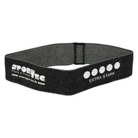 Sport-Tec Fitness-Loop aus Textil, 32x5,8 cm, extra stark, schwarz