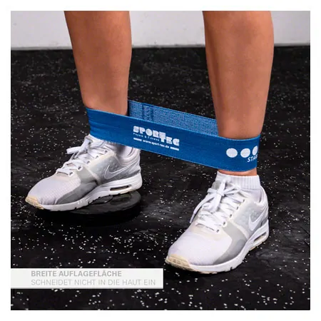 Sport-Tec Fitness-Loop aus Textil, 32x5,8 cm, extra stark, schwarz