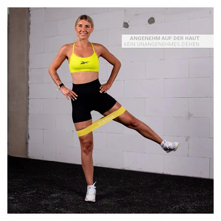Sport-Tec Fitness-Loops aus Textil, 5er Set, 32x5,8 cm inkl. Aufbewahrungsbeutel