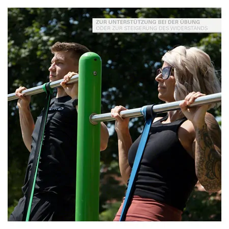 Sport-Tec Powerband aus Latex, Set 5-tlg., 104 cm, 5 Strken