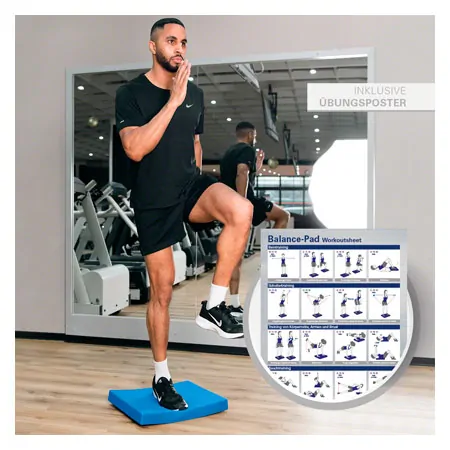 Sport-Tec Balance-Pad Robusta, 49 x 39 x 5,5 cm
