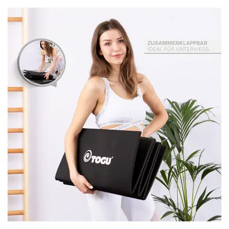 TOGU Klappmatte Premium Easy, LxBxH 185x60x1 cm, schwarz