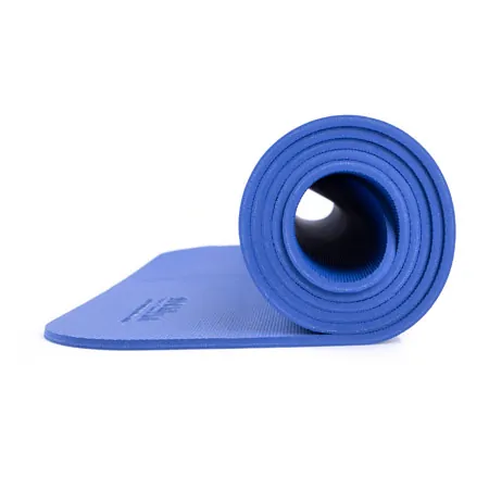 Pilates- und Yogamatte, LxBxH 140x60x0,6 cm, blau