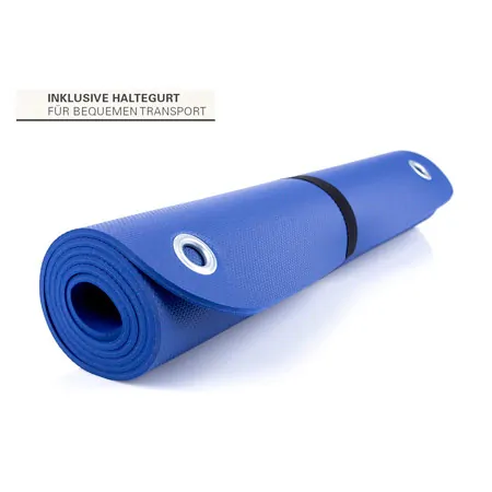 Pilates- und Yogamatte inkl. sen, LxBxH 180x60x0,6 cm, blau